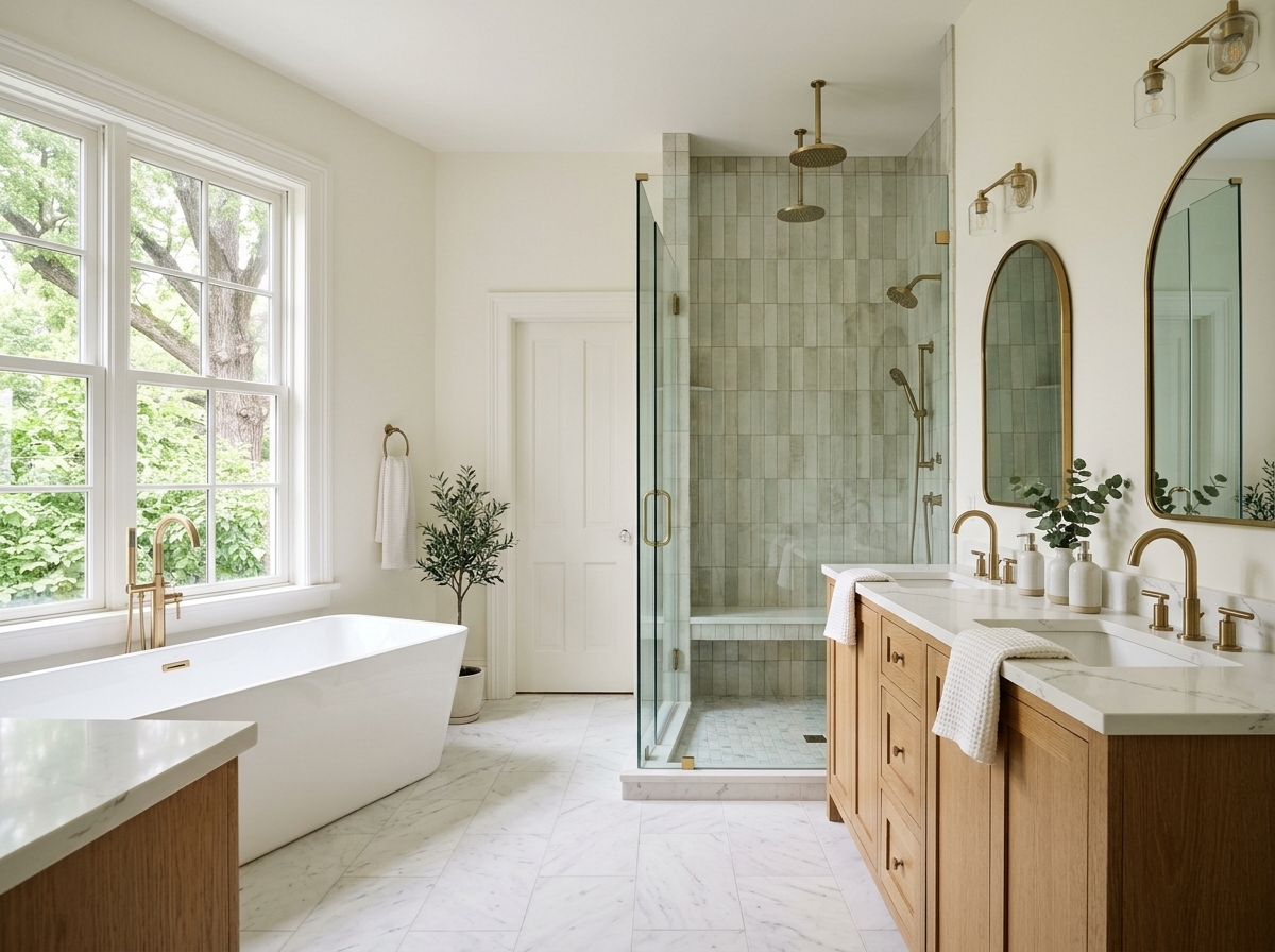 Luxury master bathroom remodel in Louisville, KY